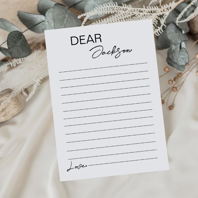 Moderne Minimalistisch-Time-Capsule-Note-Card Dankeskarte (Von Creator hochgeladen)