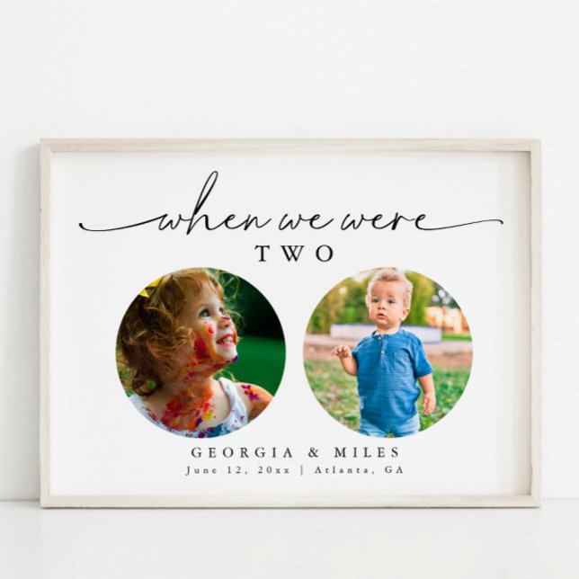 Moderne Minimalistische Baby Picture Tischnummer (Von Creator hochgeladen)