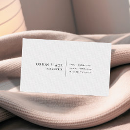 Moderne Minimalistische Babysitter-Visitenkarte Visitenkarte