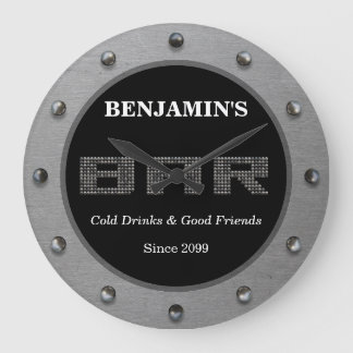Moderne Minimalistische Bar-Wall-Uhr Große Wanduhr