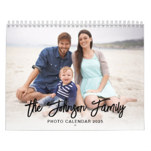Moderne minimalistische benutzerdefinierte Familie Kalender