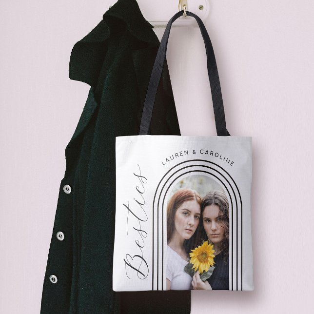 Moderne Minimalistische Besties BESTE FREUNDIN Fot Tasche (A great gift idea for your Bestie!)