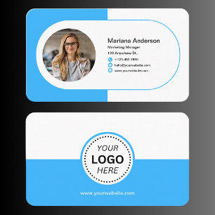 Moderne Minimalistische Bezeichnung und Logo Beruf Visitenkarte