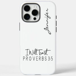 Moderne Minimalistische Bibelverse-Sprichwörter 3: iPhone 16 Pro Max Hülle