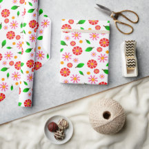 Moderne minimalistische Blumenmuster weiße Hinterg