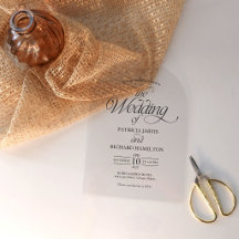 Moderne Minimalistische Bogentraumhochzeit Elegant