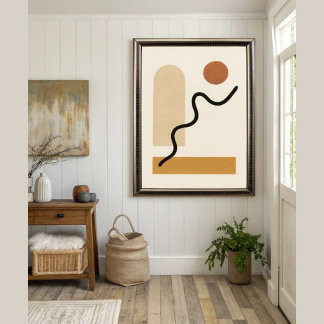 Moderne Minimalistische Boho Abstrakt Wall Art Ear Poster
