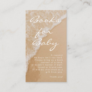 Moderne Minimalistische Bücher Für Baby Beach Baby Begleitkarte