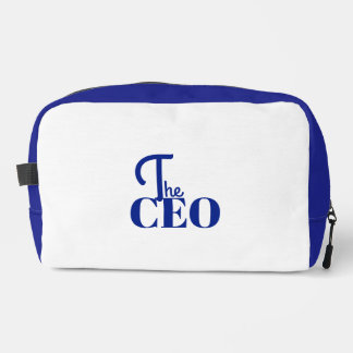 Moderne Minimalistische CEO Blaue Gedruckte Rucksa Waschbeutel