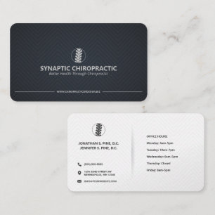 Moderne Minimalistische Chiropraktikerkarten Visitenkarte
