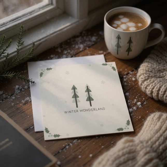 Moderne Minimalistische Corporate Holiday Card Einladung (Von Creator hochgeladen)