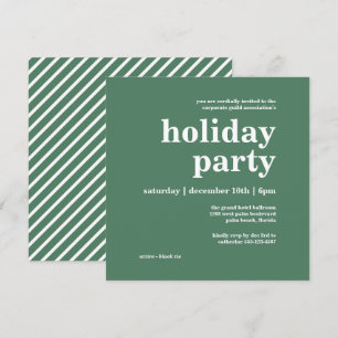 Moderne Minimalistische Corporate Holiday Party Einladung