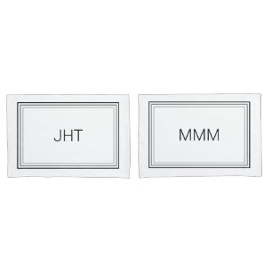 Moderne Minimalistische Ehefrauen an den Grenzen Kissenbezug