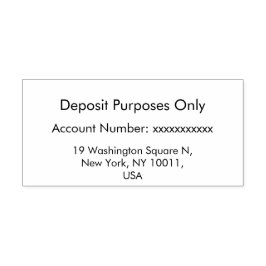 Moderne Minimalistische, einfach anpassbare Permastempel