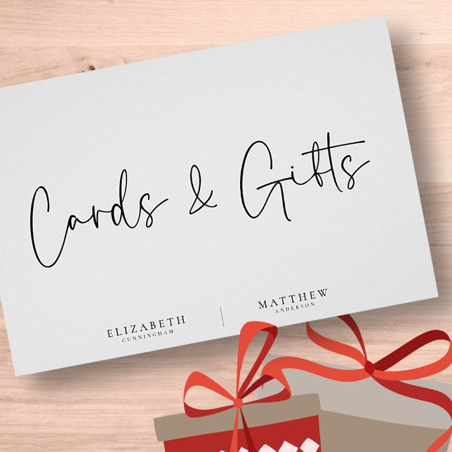 Moderne Minimalistische Einfache Hochzeitskarten & Poster (Von Creator hochgeladen)