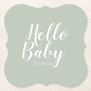 moderne, minimalistische, einfache niedliche Babyd Untersetzer