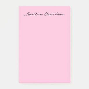 Moderne minimalistische einfache rosa kreative Kal Post-it Klebezettel