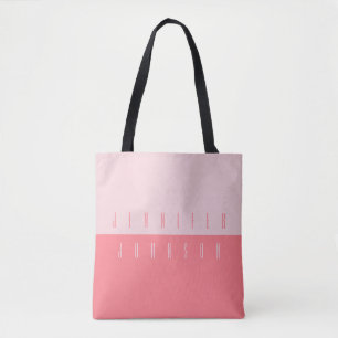 Moderne Minimalistische, einfache, stilvolle Typog Tasche