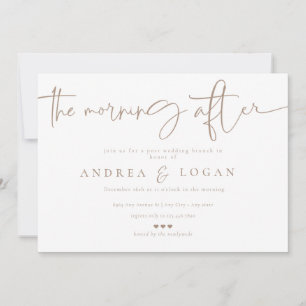Moderne Minimalistische Elegant Classic Hochzeit Einladung
