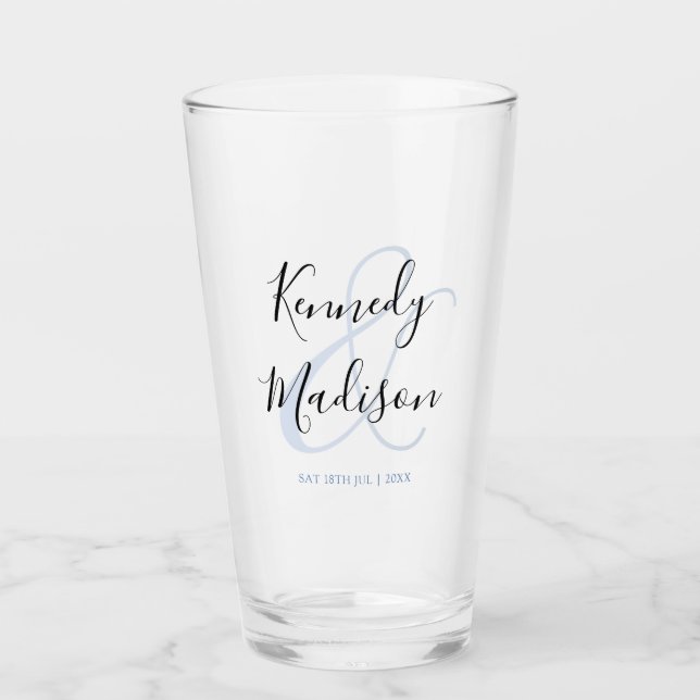 Moderne Minimalistische ✨ 💍 Elegante Einfache Hoc Glas (Vorderseite)