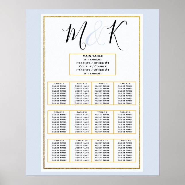 Moderne Minimalistische 🤵 Elegante Einfache Hochz Poster (Vorne)