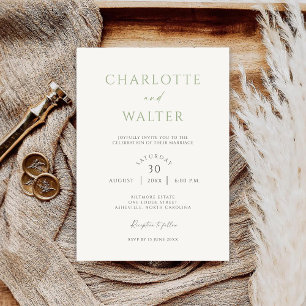 Moderne Minimalistische Elegante Hochzeitskarten Save The Date