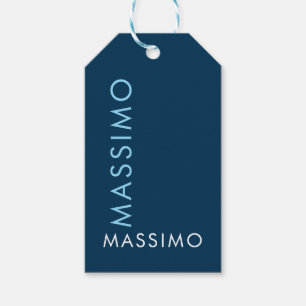 Moderne minimalistische elegante schlichte preußis geschenkanhänger