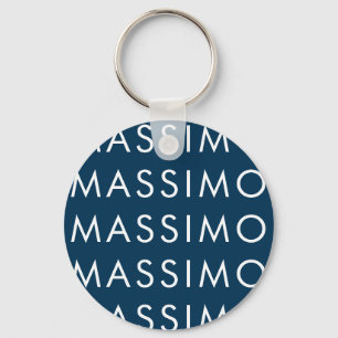 Moderne minimalistische elegante schlichte preußis schlüsselanhänger