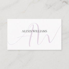 Moderne Minimalistische Elegante Schrift Beruflich Visitenkarte