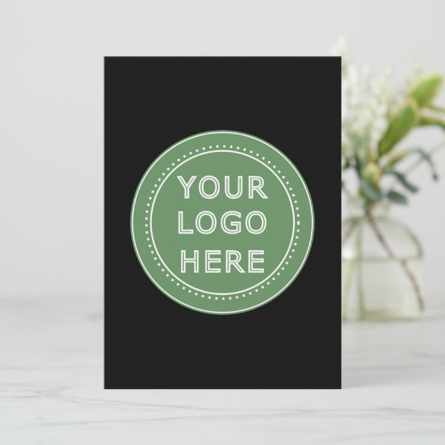 Moderne, Minimalistische, elegante und bearbeitbar Einladung (Stehend Vorderseite)