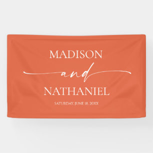 Moderne Minimalistische Elegante Verona Sonnenunte Banner