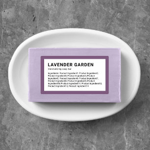 Moderne Minimalistische Farbzugabe Etiketten