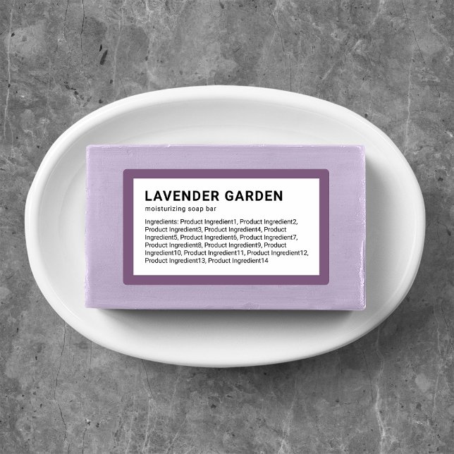 Moderne Minimalistische Farbzugabe Etiketten (Von Creator hochgeladen)