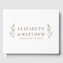 Moderne + Minimalistische Foliage Hochzeit