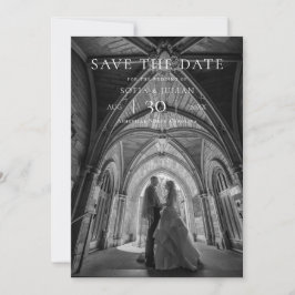 Moderne Minimalistische Foto-Hochzeit - Termin vor Save The Date