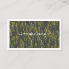 Moderne Minimalistische Fotografie Visitenkarte