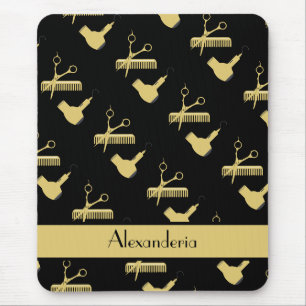 Moderne Minimalistische Friseursalons Mousepad