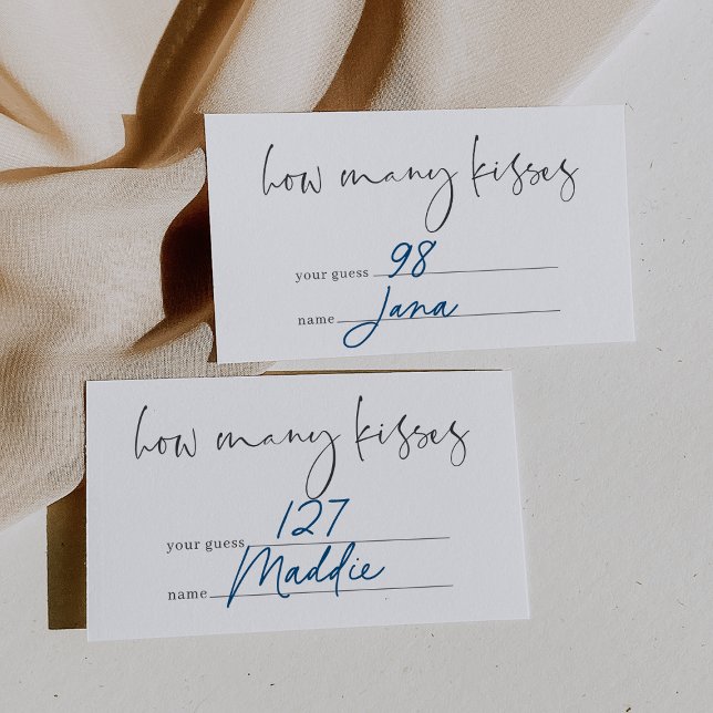 Moderne Minimalistische Game Card für Candy Guessi Begleitkarte (Von Creator hochgeladen)