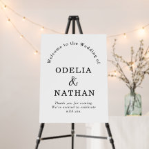 Moderne minimalistische gebogene Text Hochzeit Wil