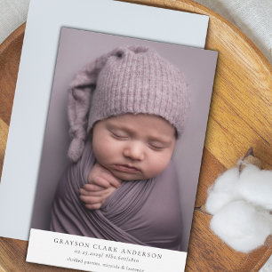 Moderne Minimalistische Geburtshilfeverkündung des Ankündigung