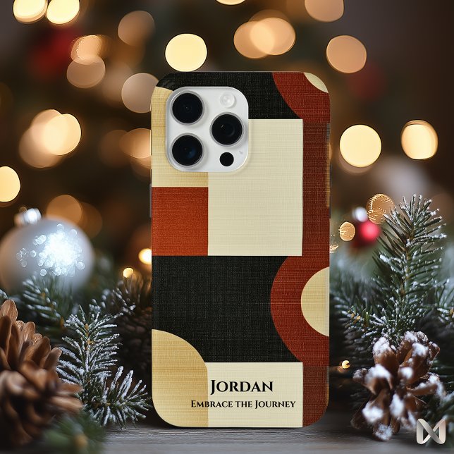 Moderne Minimalistische Geometrie - Abstrakter Sti Case-Mate iPhone Hülle (Von Creator hochgeladen)