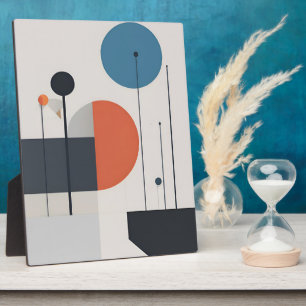 Moderne Minimalistische geometrische Abstrakte Kun Fotoplatte