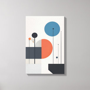 Moderne Minimalistische geometrische Abstrakte Kun Leinwanddruck