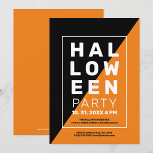 Moderne minimalistische geometrische Einladung