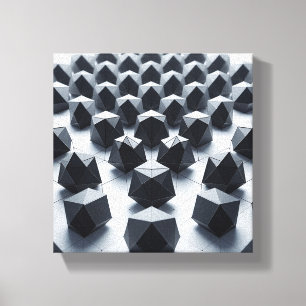 Moderne minimalistische geometrische Matrix - Abst Leinwanddruck