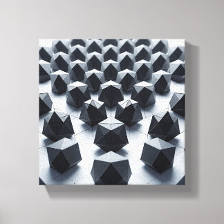 Moderne minimalistische geometrische Matrix - Abst Leinwanddruck