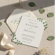 Moderne Minimalistische geometrische RahmenWedding