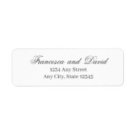 Moderne Minimalistische Graue Rückgabetafeln