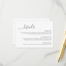 Moderne Minimalistische Graukalligrafie - Hochzeit