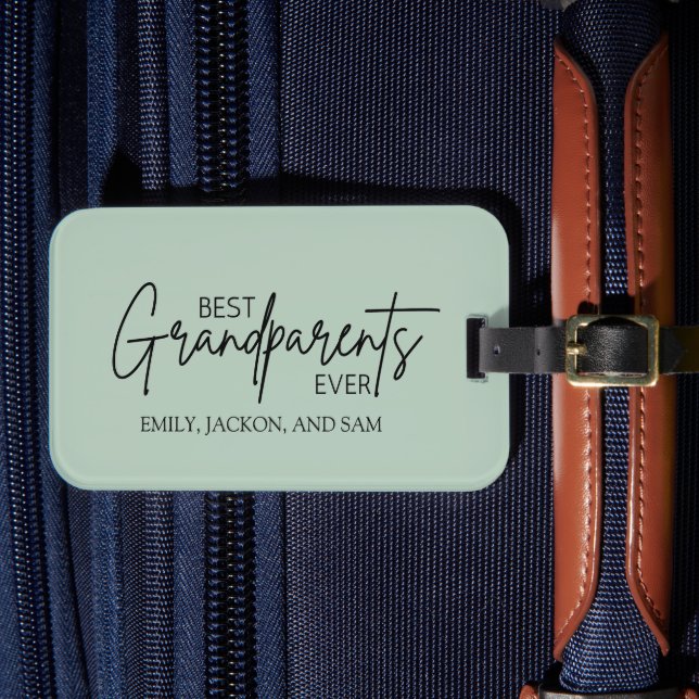 Moderne Minimalistische Großeltern je Gepäckanhänger (Vorderseite Insitu 4)